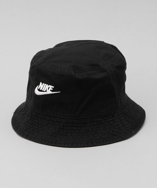 NIKE（ナイキ）の「NIKE（ナイキ）ウォッシュバケットハット／WASH BUCKET HAT（ハット・レディース・ブラック/ホワイト/ベージュ・FREE）」の2枚目の写真
