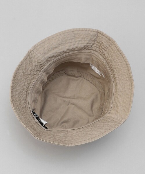 NIKE（ナイキ）の「NIKE（ナイキ）ウォッシュバケットハット／WASH BUCKET HAT（ハット・レディース・ブラック/ホワイト/ベージュ・FREE）」の7枚目の写真