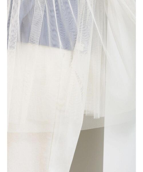 Samansa Mos2 blue（サマンサモスモスブルー）の「チュールキャミビスチェ（シャツ/ブラウス・レディース・ブラック/グレー/キナリ・F）」の11枚目の写真