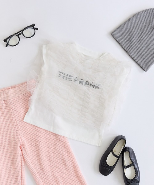 CIAOPANIC TYPY（チャオパニックティピー）の「■【KIDS】2WAY縦シャーリングベスト（タンクトップ・キッズ・ブラック/ホワイト・XX-LARGE/X-LARGE/MEDIUM）」の18枚目の写真