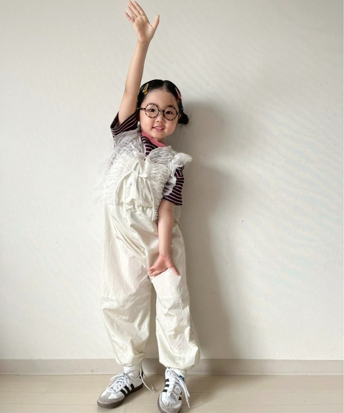 CIAOPANIC TYPY（チャオパニックティピー）の「■【KIDS】2WAY縦シャーリングベスト（タンクトップ・キッズ・ブラック/ホワイト・XX-LARGE/X-LARGE/MEDIUM）」の14枚目の写真