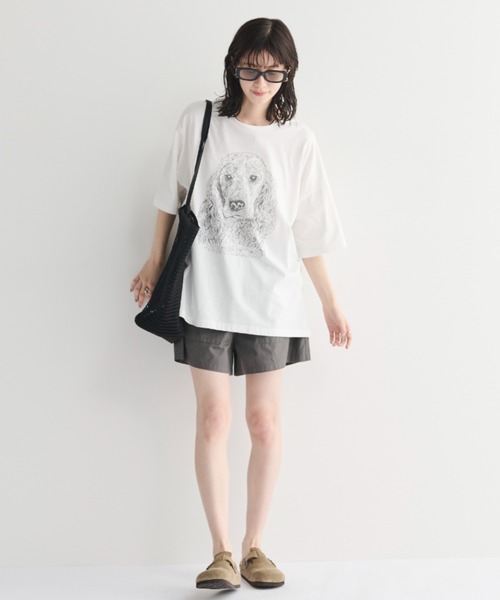 MERLOT(メルロー)の「フロントポケットドロストショートパンツ(その他パンツ・レディース・ベージュ/チャコールグレー・FREE)」の11枚目の写真