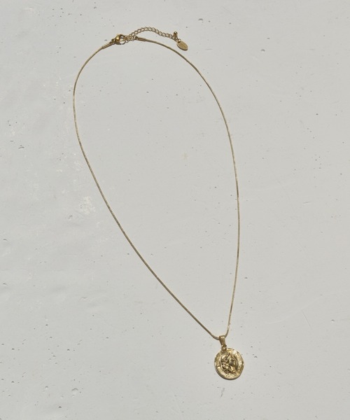 GOLDY（ゴールディ）の「【金属アレルギー軽減】コイン × スネーク チェーン ステンレス ネックレス（ネックレス・レディース・ゴールド/シルバー・FREE）」の12枚目の写真