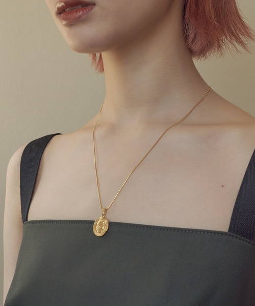 GOLDY（ゴールディ）の「【金属アレルギー軽減】コイン × スネーク チェーン ステンレス ネックレス（ネックレス・レディース・ゴールド/シルバー・FREE）」の11枚目の写真