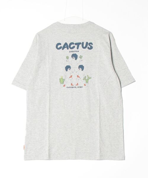 KRIFF MAYER（クリフメイヤー）の「Afro-kun short sleeve T-shirt / アフロくん半袖Ｔシャツ unisex（Tシャツ/カットソー・メンズ・ホワイト系/オフホワイト/グレー/グレー系/チャコールグレー/チャコール・M/L/XL）」の9枚目の写真