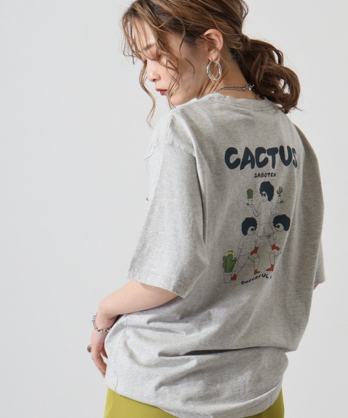 KRIFF MAYER（クリフメイヤー）の「Afro-kun short sleeve T-shirt / アフロくん半袖Ｔシャツ unisex（Tシャツ/カットソー・メンズ・ホワイト系/オフホワイト/グレー/グレー系/チャコールグレー/チャコール・M/L/XL）」の4枚目の写真