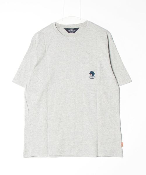 KRIFF MAYER（クリフメイヤー）の「Afro-kun short sleeve T-shirt / アフロくん半袖Ｔシャツ unisex（Tシャツ/カットソー・メンズ・ホワイト系/オフホワイト/グレー/グレー系/チャコールグレー/チャコール・M/L/XL）」の14枚目の写真