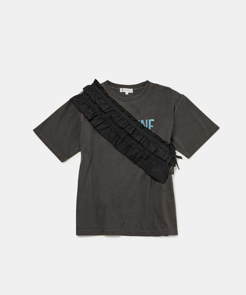 ROPE' PICNIC(ロペピクニック)の「【KIDS】チュールドッキングフリルビスチェ×ロックTシャツセット/リンクコーデ(Tシャツ/カットソー・キッズ・グレー系その他/チャコールグレー・L/M/S)」の15枚目の写真