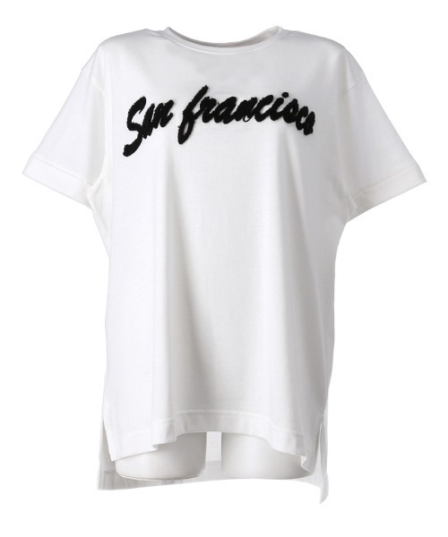 coca(coca)(コカ)の「【WEB限定セール】刺繍ロゴサイドスリットTシャツ(Tシャツ/カットソー・レディース・C/D/A/B・M/L)」の12枚目の写真