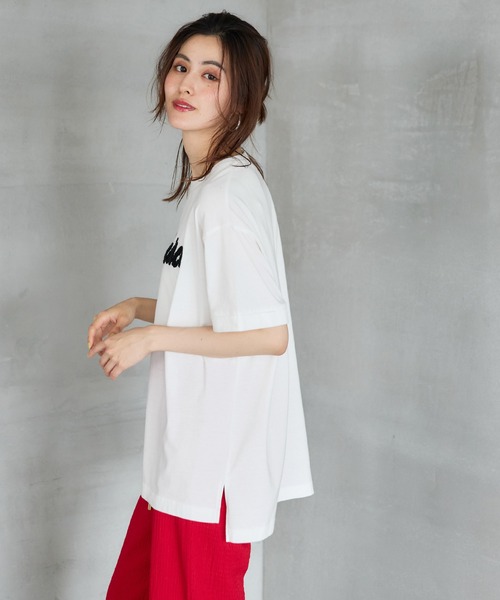 goa カットソー tシャツ セール】テールカットTシャツ シワになりにくい イージーケア（T
