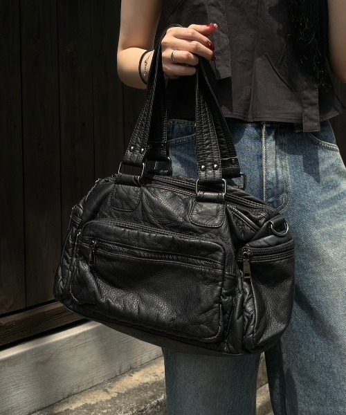 Chikashitsu + OaKS】multi pocket vintage bag