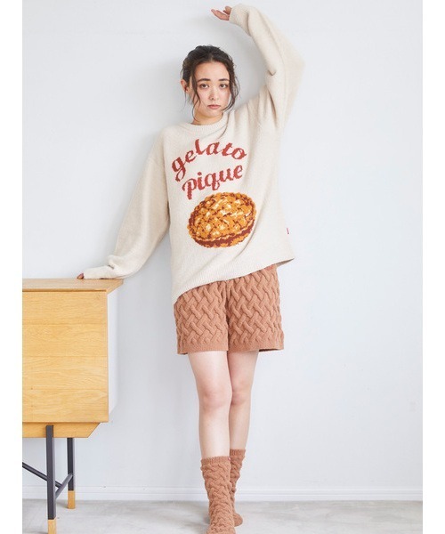 gelato pique(ジェラートピケ)の「スフレPIEソックス(ソックス/靴下・レディース・ブラウン・FREE)」の3枚目の写真