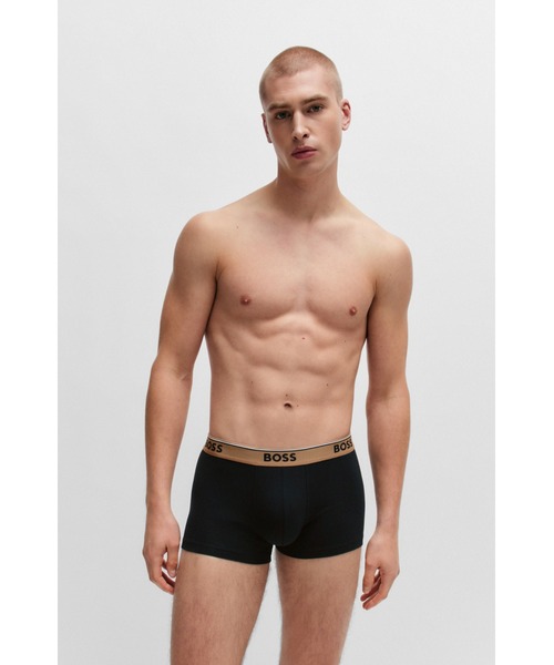 BOSS（ボス）の「3パック ストレッチコットン ロゴウエストバンドボクサーパンツ（ボクサーパンツ・メンズ・ブラック・L/M/S/XL/XXL）」の6枚目の写真