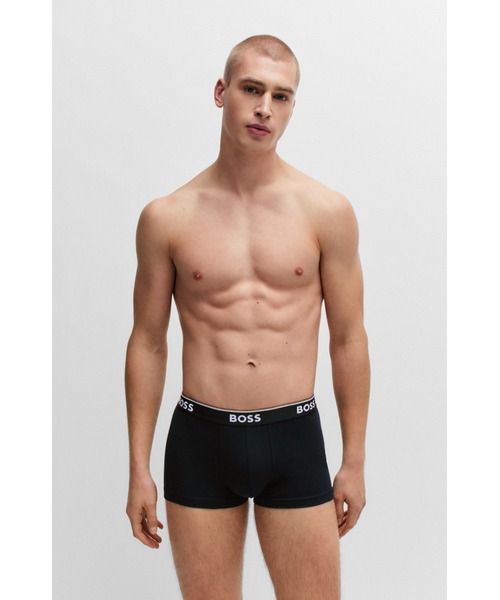 BOSS（ボス）の「3パック ストレッチコットン ロゴウエストバンドボクサーパンツ（ボクサーパンツ・メンズ・ブラック・L/M/S/XL/XXL）」の7枚目の写真