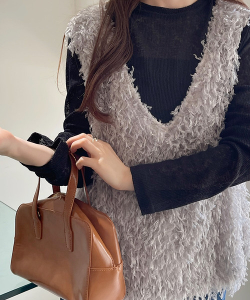 Eclat one（エクラワン）の「【Eclat one】フリンジ ベスト