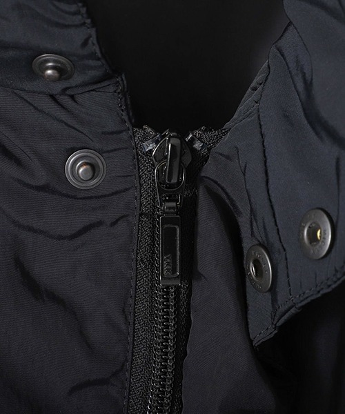 PORTER CLASSIC（ポータークラシック）の「PORTER CLASSIC / ポータークラシック：SHEEN NYLON DOWN JACKET：PC-015-2457[COR]（ダウンジャケット/コート・メンズ・ブラック・3）」の6枚目の写真