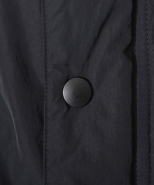 PORTER CLASSIC（ポータークラシック）の「PORTER CLASSIC / ポータークラシック：SHEEN NYLON DOWN JACKET：PC-015-2457[COR]（ダウンジャケット/コート・メンズ・ブラック・3）」の7枚目の写真