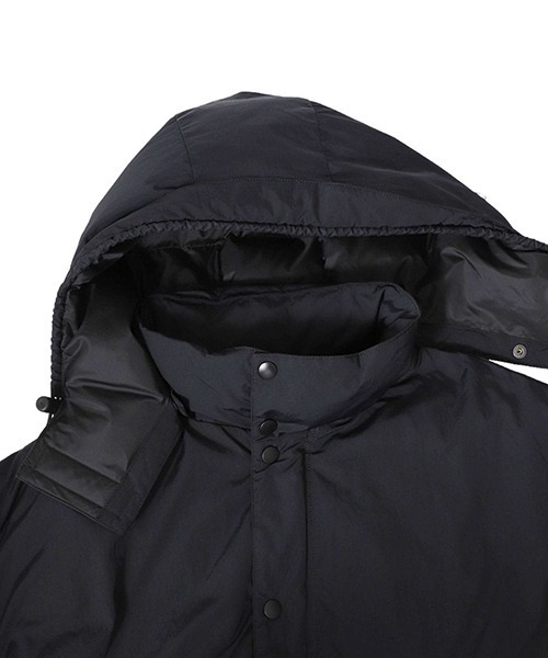 PORTER CLASSIC（ポータークラシック）の「PORTER CLASSIC / ポータークラシック：SHEEN NYLON DOWN JACKET：PC-015-2457[COR]（ダウンジャケット/コート・メンズ・ブラック・3）」の9枚目の写真