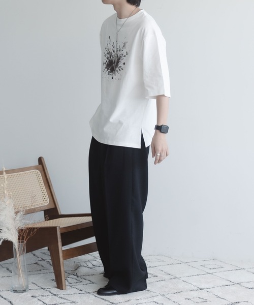 epnok（エプノック）の「フラワープリントTee（Tシャツ/カットソー・メンズ・ホワイト系1/ホワイト系2・SMALL/MEDIUM/LARGE）」の19枚目の写真