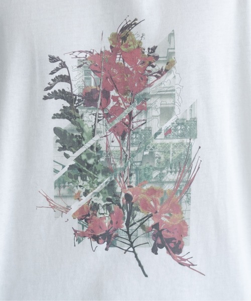 epnok（エプノック）の「フラワープリントTee（Tシャツ/カットソー・メンズ・ホワイト系1/ホワイト系2・SMALL/MEDIUM/LARGE）」の12枚目の写真
