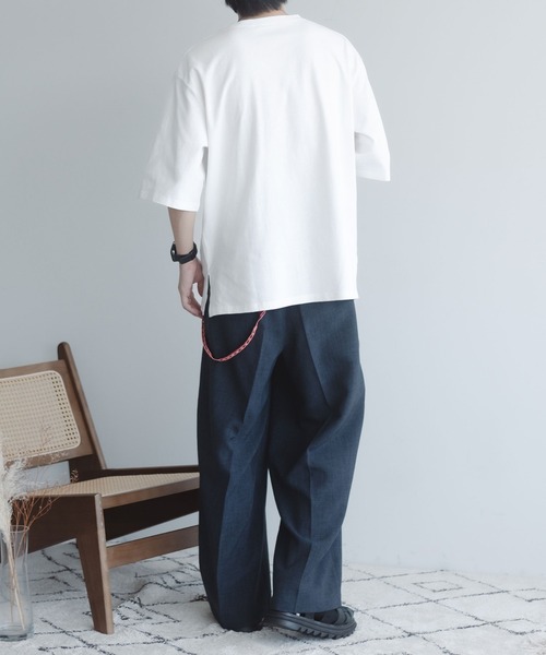 epnok（エプノック）の「フラワープリントTee（Tシャツ/カットソー・メンズ・ホワイト系1/ホワイト系2・SMALL/MEDIUM/LARGE）」の9枚目の写真