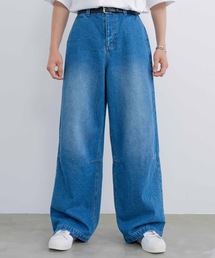 SINSS（シンス）の「Wide straight dart denim / ワイドストレートダーツデニム（デニムパンツ・メンズ）」