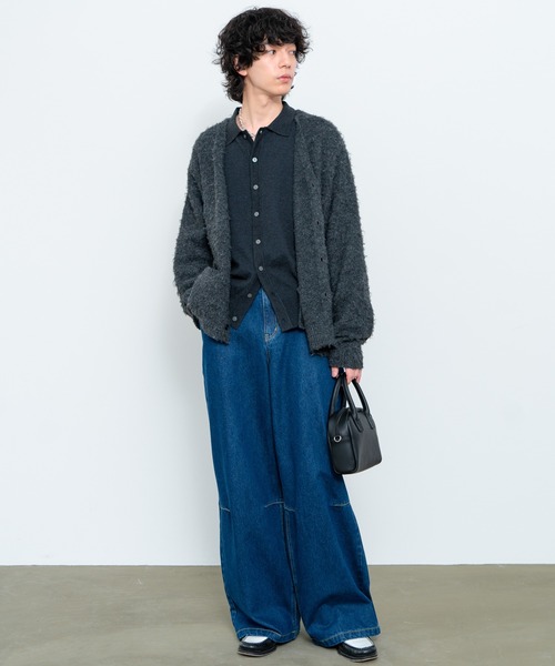 SINSS ワイドストレートダーツデニム Wide straight dart denim / ワイドストレートダーツデニム
