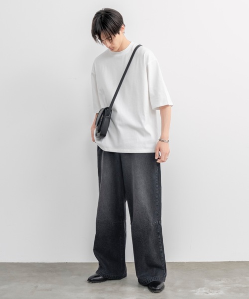 SINSS（シンス）の「Wide straight dart denim / ワイドストレートダーツデニム（デニムパンツ・メンズ・ブラック系2/ブルー系2/ブルー/ブラック・LARGE/MEDIUM/SMALL）」の20枚目の写真