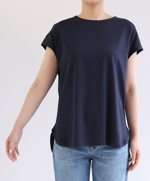 セール】シルケットフレンチスリーブプルオーバー（Tシャツ