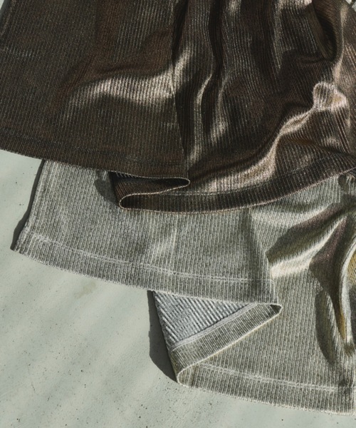 Unitage（ユニテージ）の「メタリックノースリーブシアーOP（ワンピース・レディース・ブラック/ゴールド・FREE）」の12枚目の写真