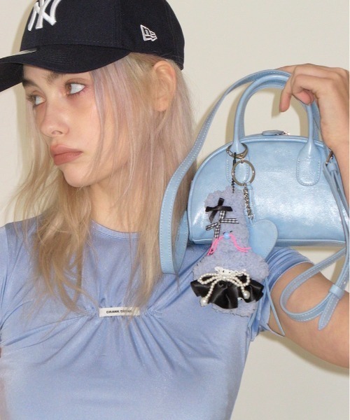 CRANK（クランク）の「HEART KEY RING MINI BAG（ハンドバッグ・レディース・レッド/ブラック/ライトブルー・FREE）」の16枚目の写真