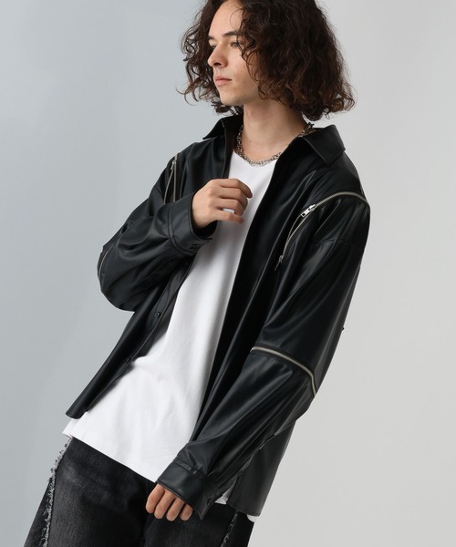 HARE（ハレ）の「2WAY-ZIPスリットシャツ(HARE)（シャツ/ブラウス