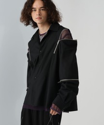 HARE | 2WAY-ZIPスリットシャツ(HARE)(シャツ/ブラウス)