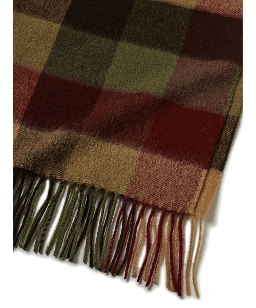 Barbour（バブアー）の「ラム ウール タッターソール マフラー（マフラー・レディース・グレー/レッド/ネイビー・FREE）」の20枚目の写真