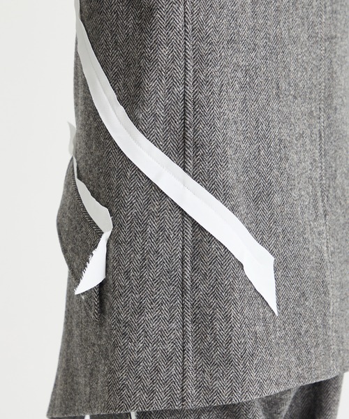 sulvam / サルバム】ヘリンボーンライニングジャケット（テーラード