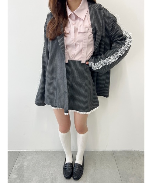 PHILLY（フィリー）の「【PHILLY】ダブルリボンブラウス（シャツ/ブラウス・レディース・ブルー/ホワイト/ピンク・FREE）」の18枚目の写真