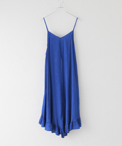 【SARA MALLIKA】CITY COLOR FRILL CAMI DRESS