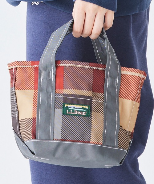 L.L.Bean(エルエルビーン)の「エブリデイ・ライトウェイト・トート、ミニ(トートバッグ・レディース・レッド系その他/オレンジ系その他/ブルー系その他/ブルー系その他2・ONE SIZE)」の4枚目の写真