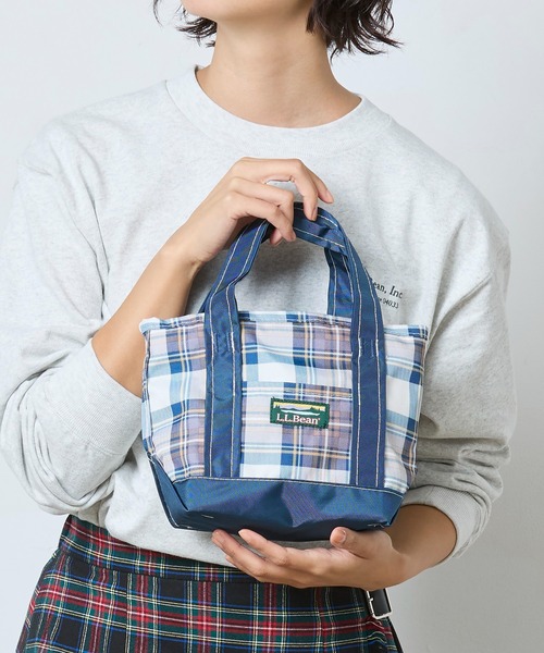L.L.Bean(エルエルビーン)の「エブリデイ・ライトウェイト・トート、ミニ(トートバッグ・レディース・レッド系その他/オレンジ系その他/ブルー系その他/ブルー系その他2・ONE SIZE)」の1枚目の写真