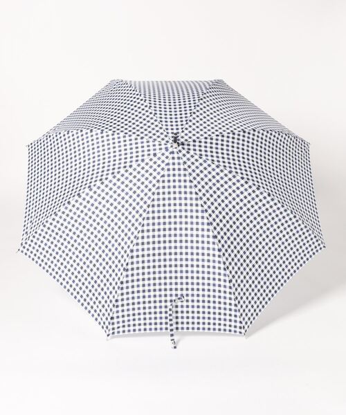 POLO RALPH LAUREN（ポロ ラルフ ローレン）の「長傘 雨傘 日本製 ”ギンガムチェック”（長傘・レディース・ベージュ/ネイビー・FREE）」の3枚目の写真