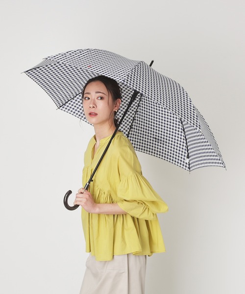 POLO RALPH LAUREN（ポロ ラルフ ローレン）の「長傘 雨傘 日本製 ”ギンガムチェック”（長傘・レディース・ベージュ/ネイビー・FREE）」の15枚目の写真