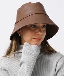 BAYFLOW | フェイクレザーバケットハット(ハット)