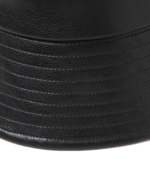 BAYFLOW(ベイフロー)の「フェイクレザーバケットハット(ハット・レディース・ブラック/ブラウン・FREE)」の9枚目の写真