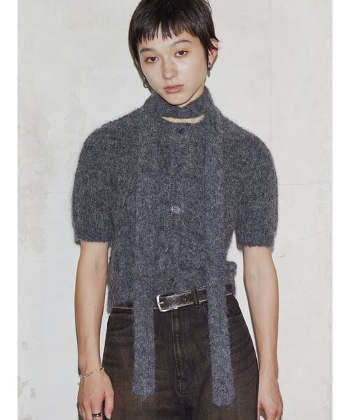 カーディガン 「VEQUM」HALF SLEEVE KNIT CD レディース セール】【VEQUM】HALF SLEEVE KNIT CD（カーディガン/ボレロ