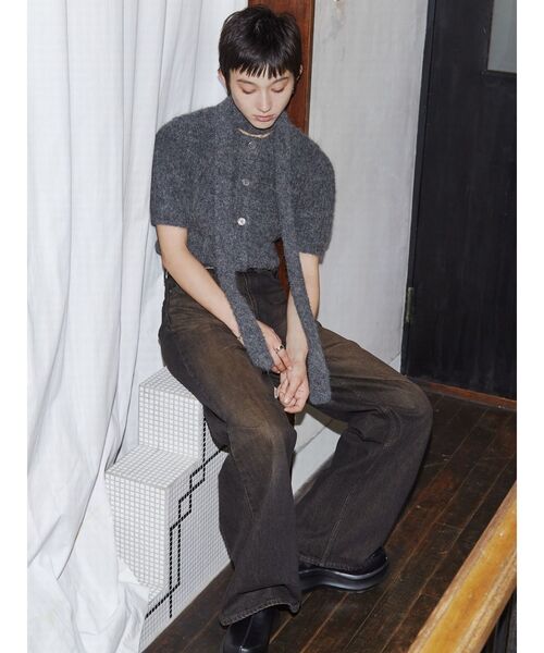 カーディガン 「VEQUM」HALF SLEEVE KNIT CD レディース セール】【VEQUM】HALF SLEEVE KNIT CD（カーディガン/ボレロ