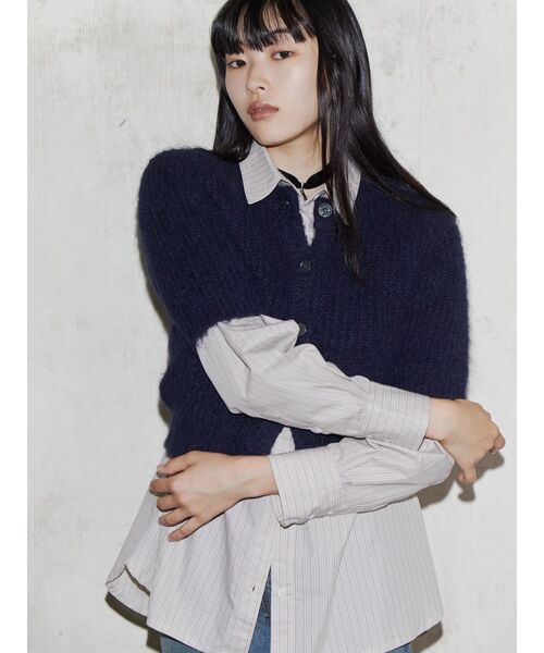 カーディガン 「VEQUM」HALF SLEEVE KNIT CD レディース セール】【VEQUM】HALF SLEEVE KNIT CD（カーディガン/ボレロ