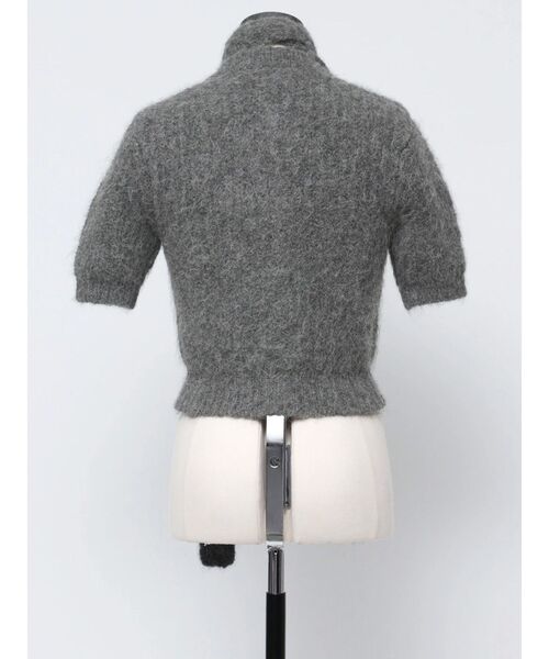 VEQUM（VEQUM）の「【VEQUM】HALF SLEEVE KNIT CD（カーディガン/ボレロ・レディース・ブラウン/グレー/ブラック/ネイビー・FREE）」の9枚目の写真