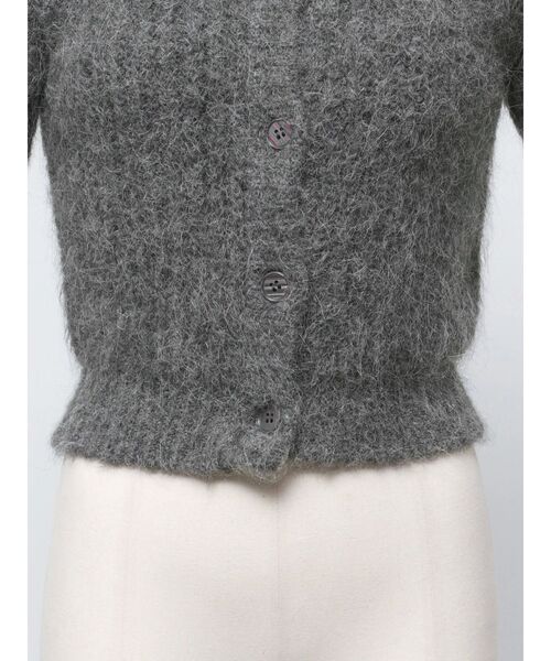 VEQUM（VEQUM）の「【VEQUM】HALF SLEEVE KNIT CD（カーディガン/ボレロ・レディース・ブラウン/グレー/ブラック/ネイビー・FREE）」の13枚目の写真