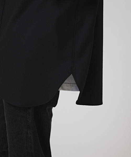 EDIFICE（エディフィス）の「2WAY ストレッチ ウール Vネックシャツ（シャツ/ブラウス・メンズ・ブラック/ネイビー/ブラウン・SMALL/MEDIUM/LARGE）」の10枚目の写真