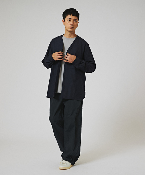 EDIFICE（エディフィス）の「2WAY ストレッチ ウール Vネックシャツ（シャツ/ブラウス・メンズ・ブラック/ネイビー/ブラウン・SMALL/MEDIUM/LARGE）」の16枚目の写真